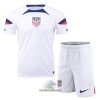 Officiële Voetbalshirt + Korte Broek USA Thuis WK 2022 - Kids